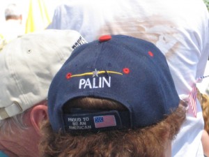 This hat seems to be missing some embroidery...  Or maybe not.  My father-in-law did the same thing to his.